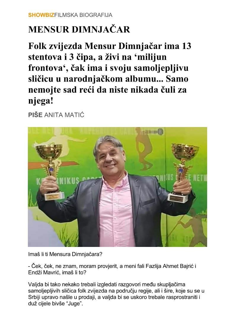 Euro Stars - Mensur Bajraktarevic